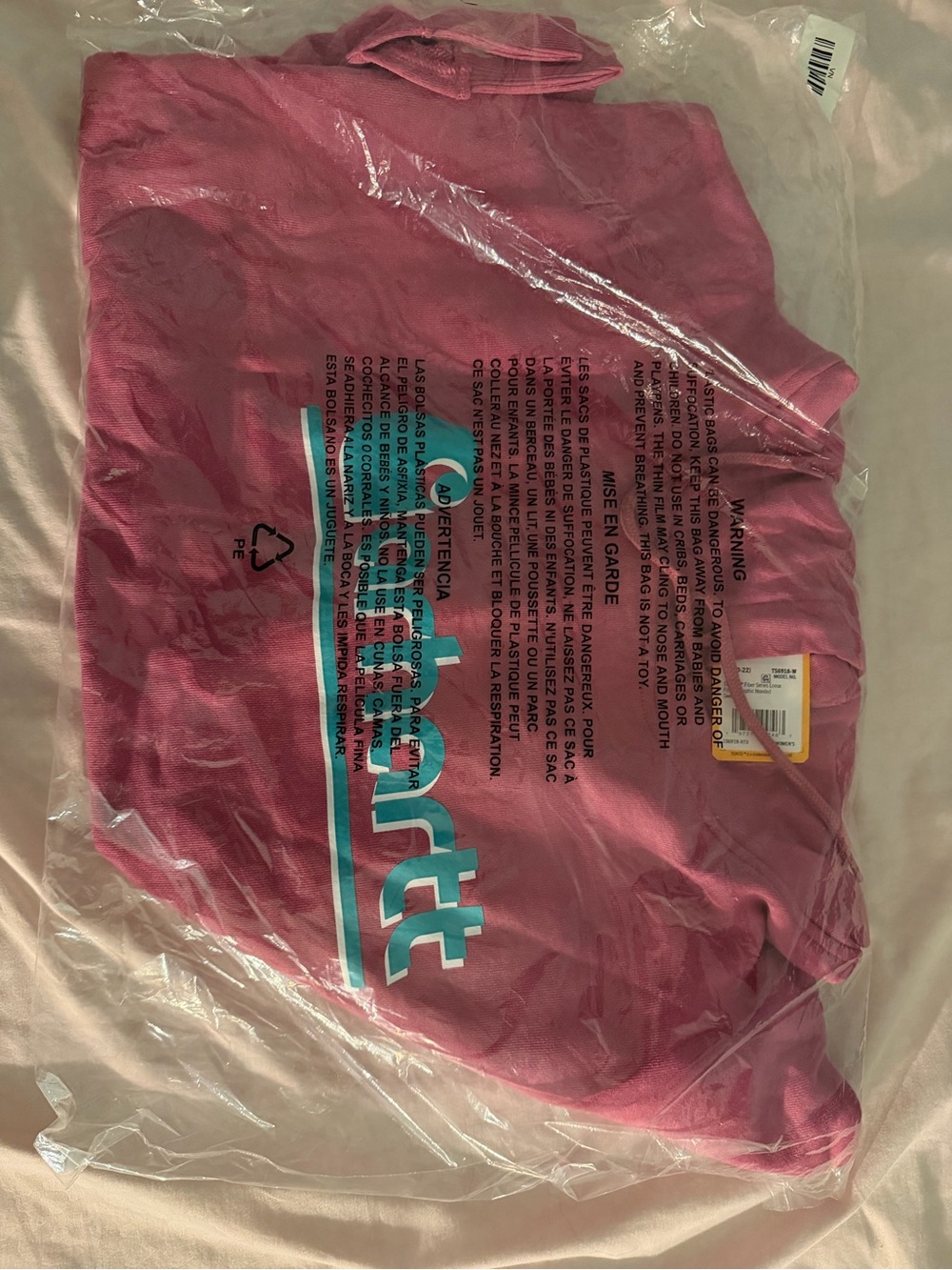 South Pole Pink Graphic Sweatshirt with Teal Logo